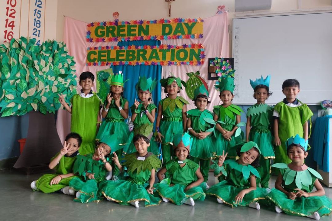 Green Day celebrations by Pre-primary Students