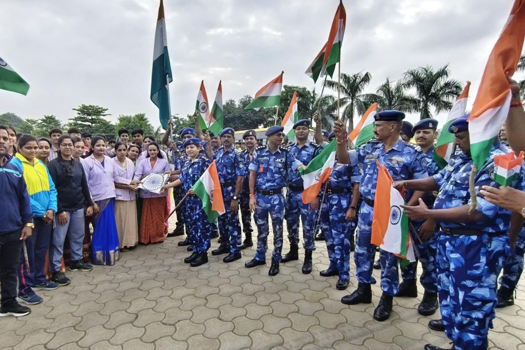 Tiranga rally by CRPF